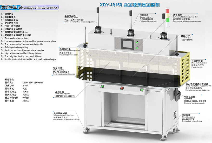 XDY-10150熱壓定型機(jī)